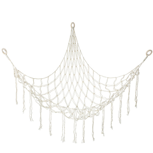 oruola Teddy Hammock,Premium Toy Hammock for Stuffed Animals,Durable and Stylish Toy Hammock for Soft Toys,Boho Nursery Decor - Perfect for Kids Bedroom and Playroom,140 x 80 cm