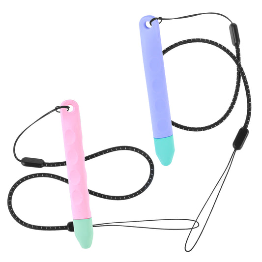 oruola Kid-Friendly Stylus Pens for Touch Screens,2 Pack of Pink and Purple Stylus Pens for Kids,Universal Touch Screen Capacitive Stylus Compatible with Pad,Phone, Kindle,Tablets,and Smartphones