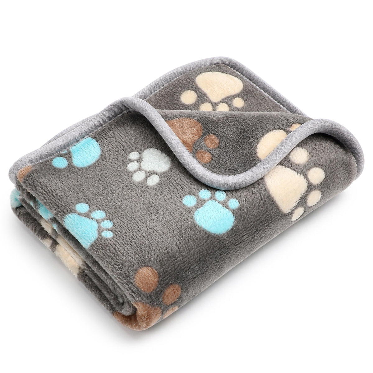 Small Dog Blankets Washable, 76 x 52cm Flannel Cat Blankets For Indoor Cats
