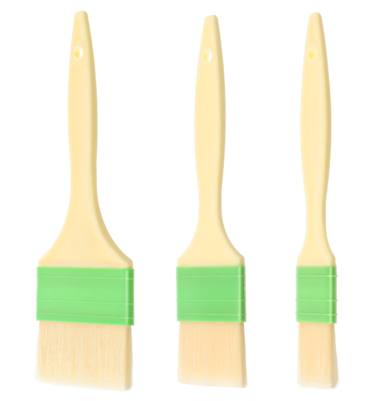 Butter Brush for Cooking, 2Pcs Brush for Cooking Soft and Strong Adsorption Three Types of Brushes Heads for Oiling Without Dead Angles Frying Eggs, Frying Steaks, Making Bread, Cakes