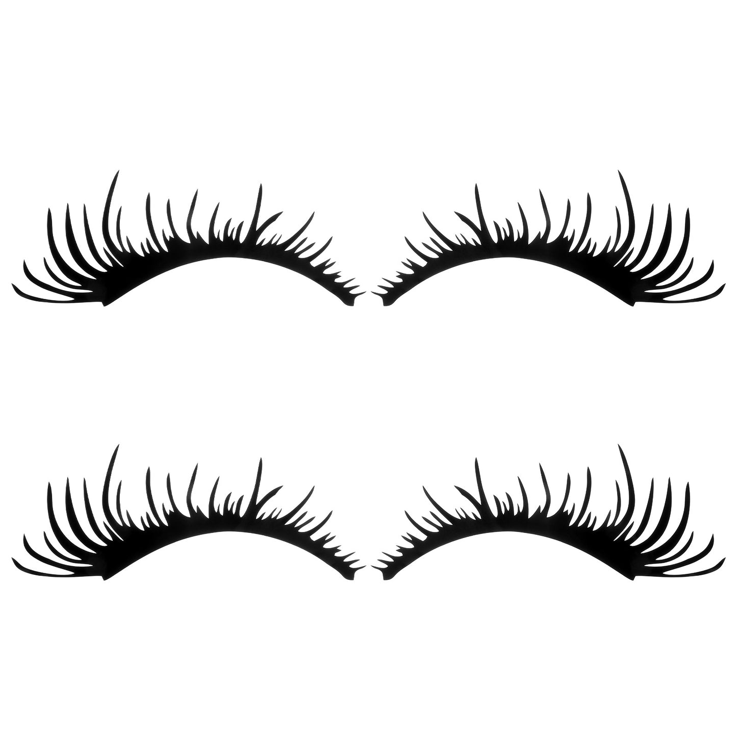 Guduling 4 Pcs Eyelashes for Car Headlights,Eyelash Decal for Car Headlight,Cars Lashes for Headlights,Waterproof Self Adhesive Eyelash Decals for Cars Truck Headlight Body Decoration Wall Stickers
