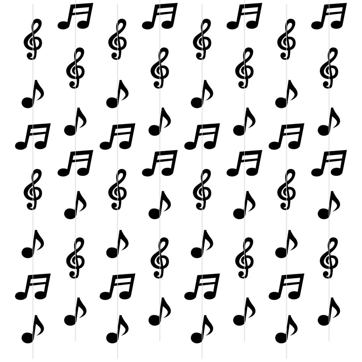 16 Pcs Black Music Posters Decorations