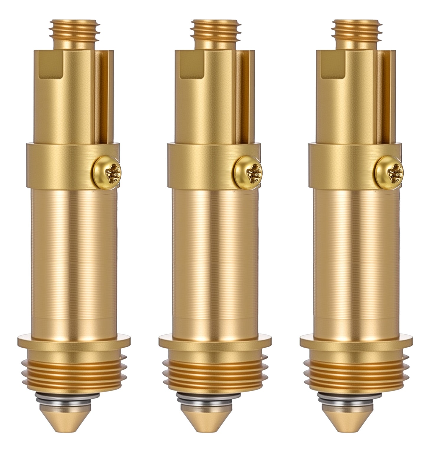 Pop Up Bath Plug Replacement, 3Pcs Click Clack Sink Plug, Slotted Bolt Assembly with Internal Spring for Most Bathroom Bathtub Drain Stoppers, Easy to Install