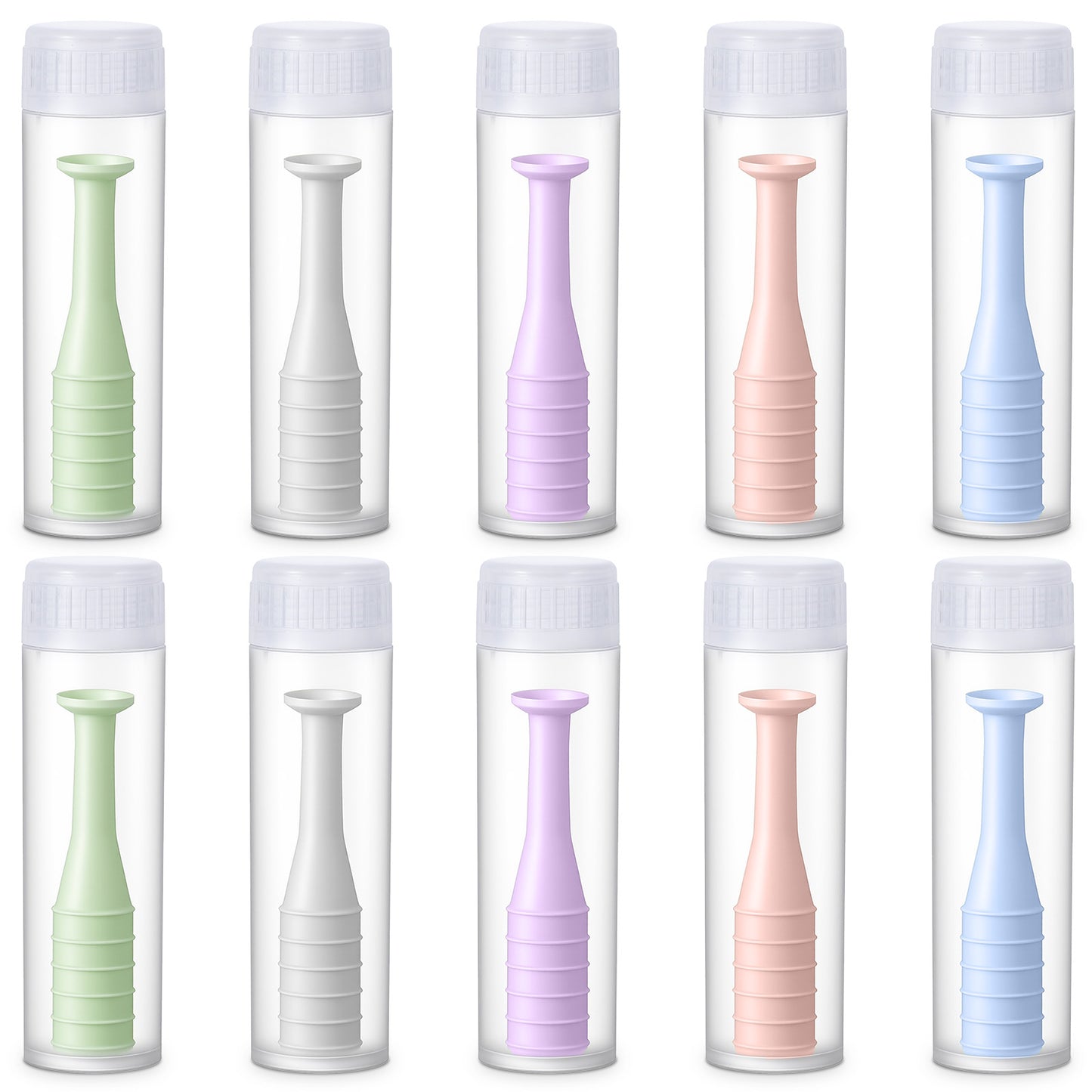 Classicseali 10PCS Contact Lens Remover Tool,Contact Plunger for Soft Contacts,Sufficient Suction Soft Suction Cup,Contacts Insertion Tool,for Remove Artificial Eyes Scleral Lenses,5 Colors