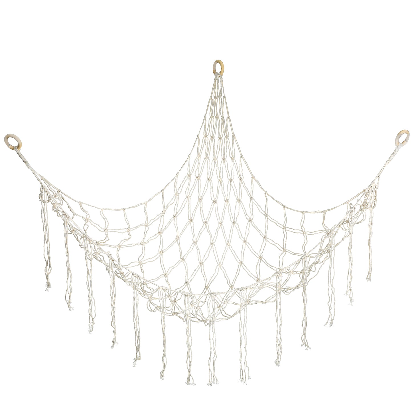 Classicseali Teddy Net Hammock, 140 x 80 cm Teddy Hammock Toy Storage Net, Durable and Stylish Hammocks for Soft Toys, Boho Nursery Decor - Perfect for Kids Bedroom and Playroom