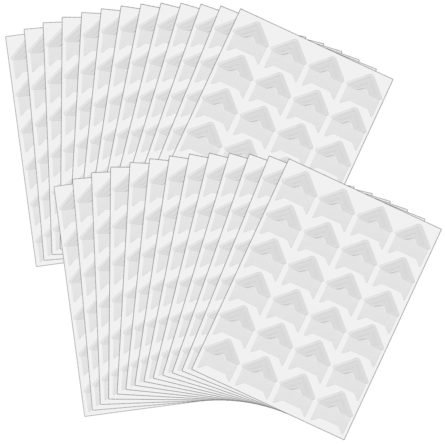 Guduling 600pcs Photo Corner Stickers, White Photo Corners Self Adhesive, Picture Corners for Scrapbooking, Photos Album, Journal