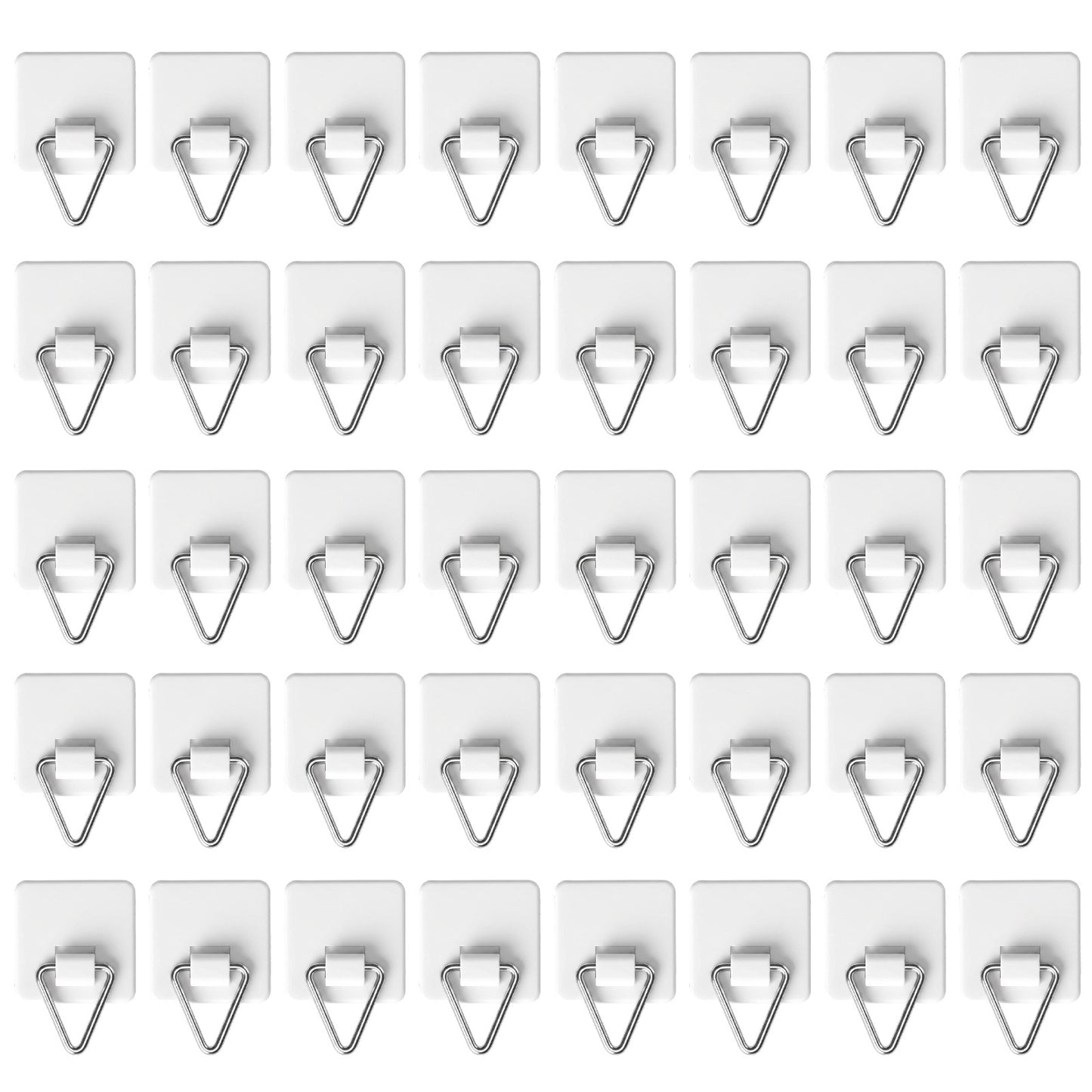 40 Pcs Plate Hangers for Walls, Adhesive Sticky Picture Hooks