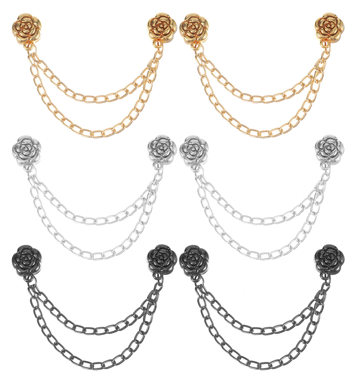 6Pcs Magnetic Clips for Clothes, Metal Magnetic Clothing Clips