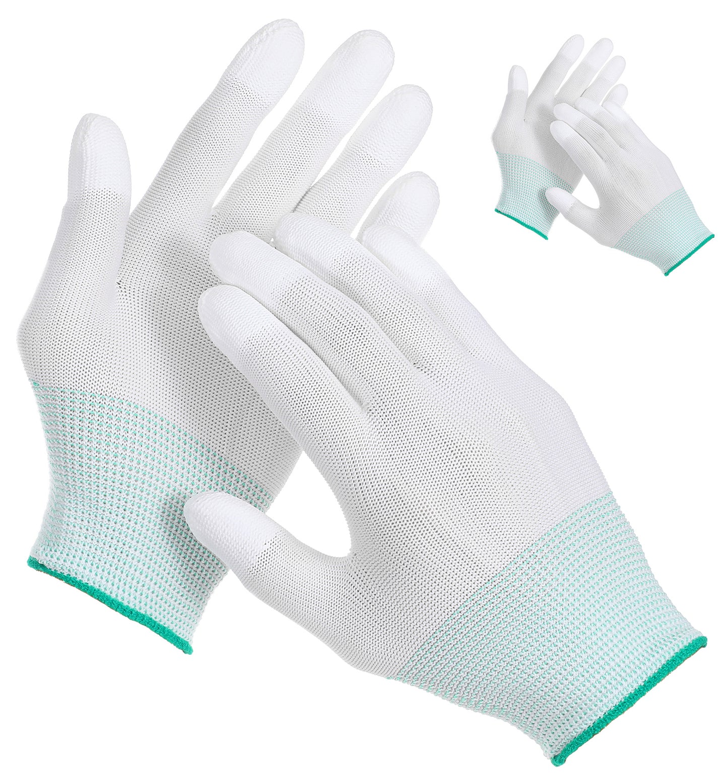 4Pcs Quilting Gloves for Quilters, Lightweight Quilting Gloves for Free-Motion Sewing, Ideal for Quilters Sewing Crafting, Comfortable Fit, Durable Nylon