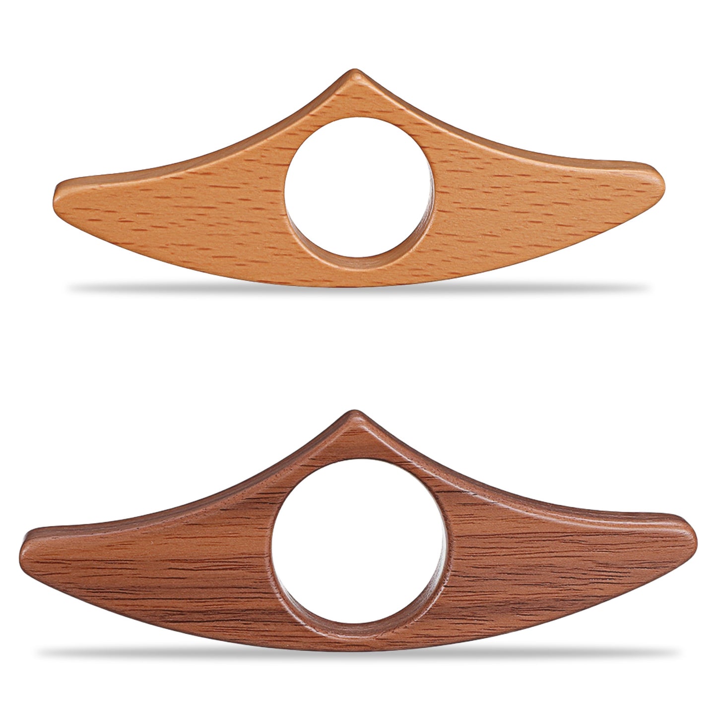 Guduling 2 Pcs Book Thumb Holder,Wooden Thumb Page Holder,Handmade Thumbs Book Page Holders for Reading Ring for Readers Lovers Bookworm