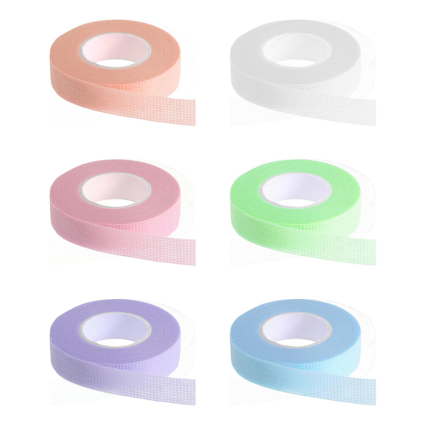 Classicseali 8 Rolls Eyelash Tape for Eyelash Extensions, Eyelash Tape, Eyelash Tape, Self-Adhesive Breathable Makeup, Eyelash Extension Accessories, Micropore Tapes, Nose Tapes