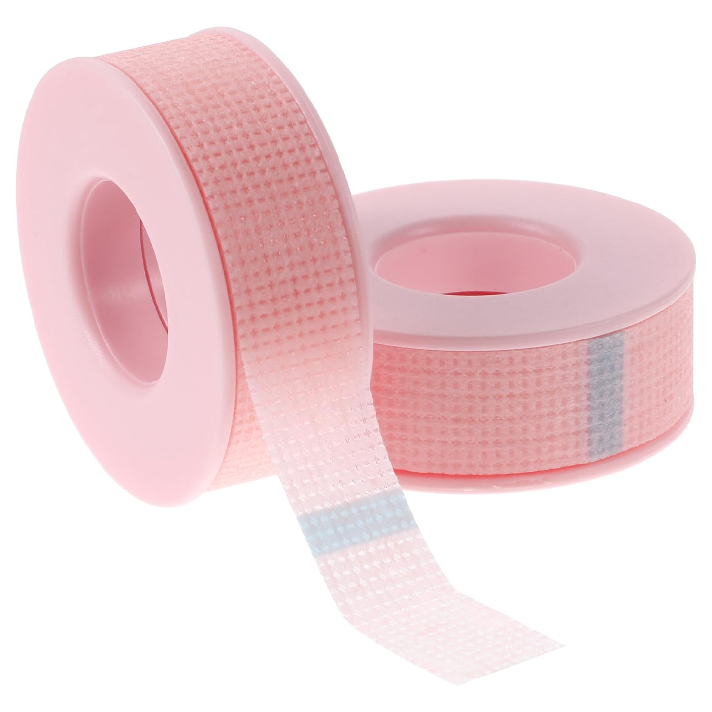 Oruola 2 Rolls Pink Eyelash Tape,Lash Tape for Eyelash Extensions,Lash Tape,Micropore Eyelash Tape for Lash Extensions,Eye Tape for Makeup,Each Roll 0.5 in x 4 Yard Makeup Tape for Eyeliner