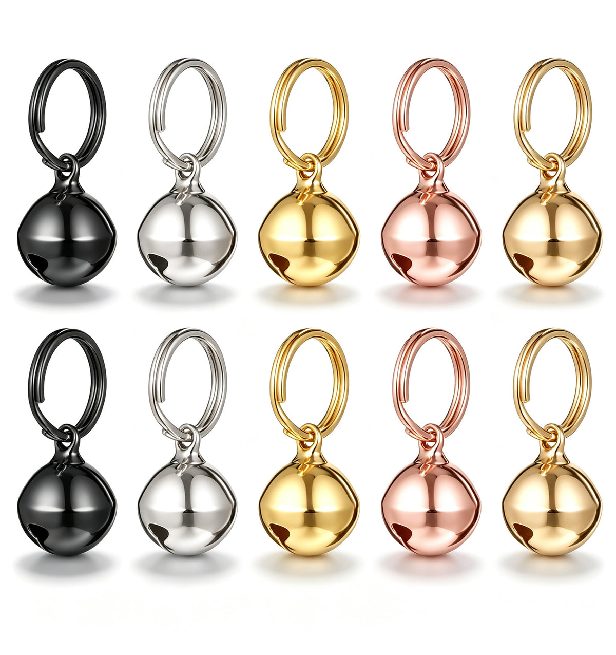 5 Pcs Cat Bells for Collars Loud, Cat Bell for Small Dogs & Pets