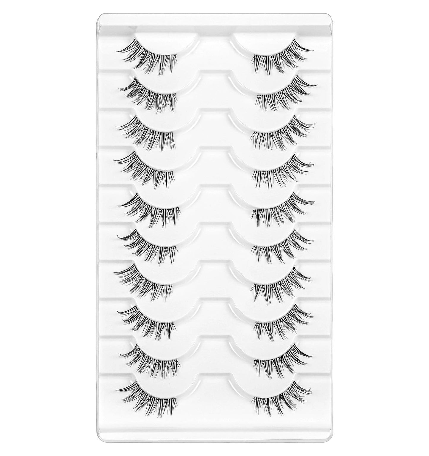 10 Pairs Half Lashes