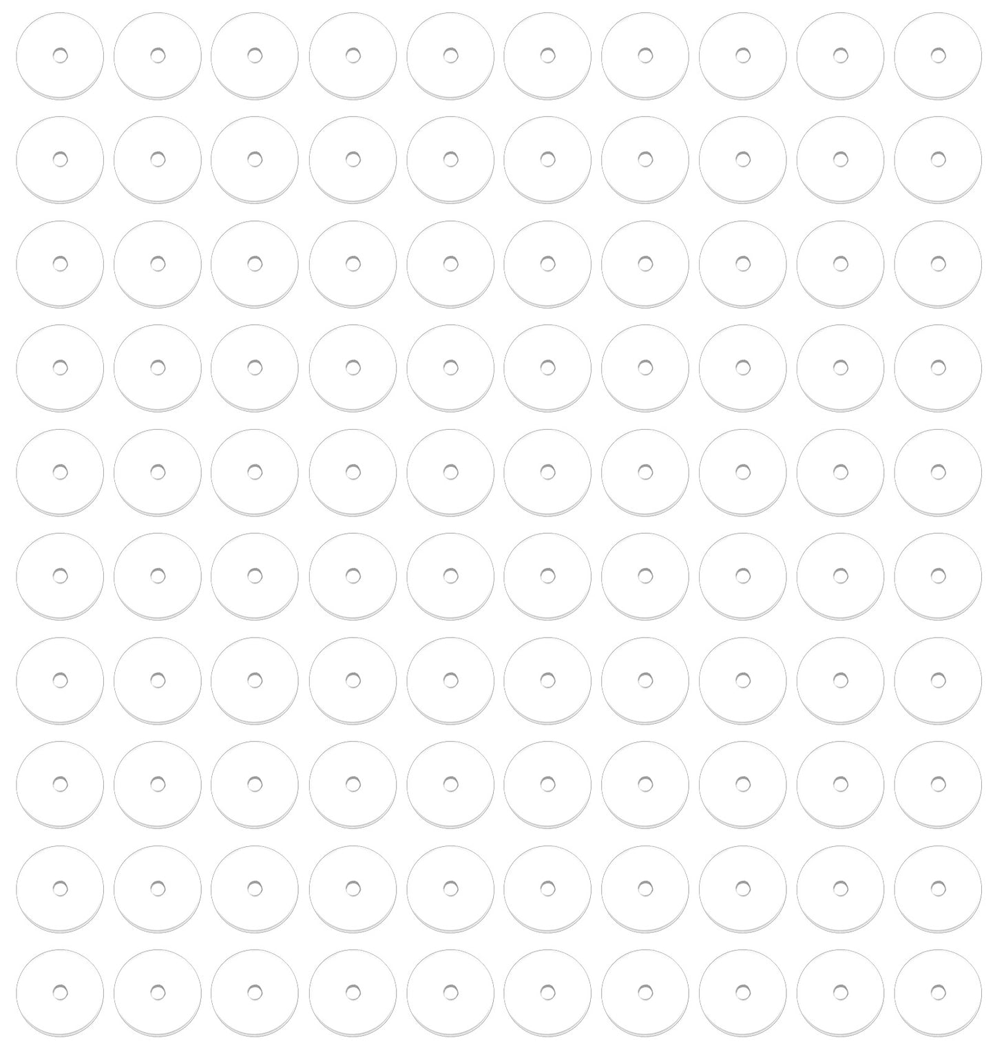 Earlobe Support Patches for Earrings, 100pcs Silicone Adhesive Clear Stabilizer Discs for Piercing Bump Relief & Pain-Free Healing, Non-Pull Waterproof Healing Pads for Torn Stretched Piercing Relief