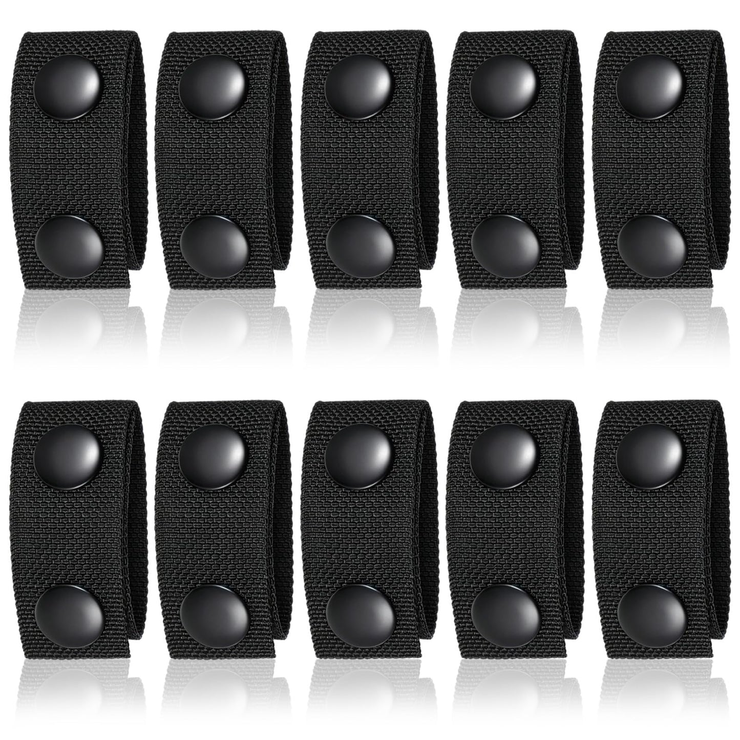 Classicseali Pack of 10 Belt Loops, 2.5 cm Belt Keeper Police