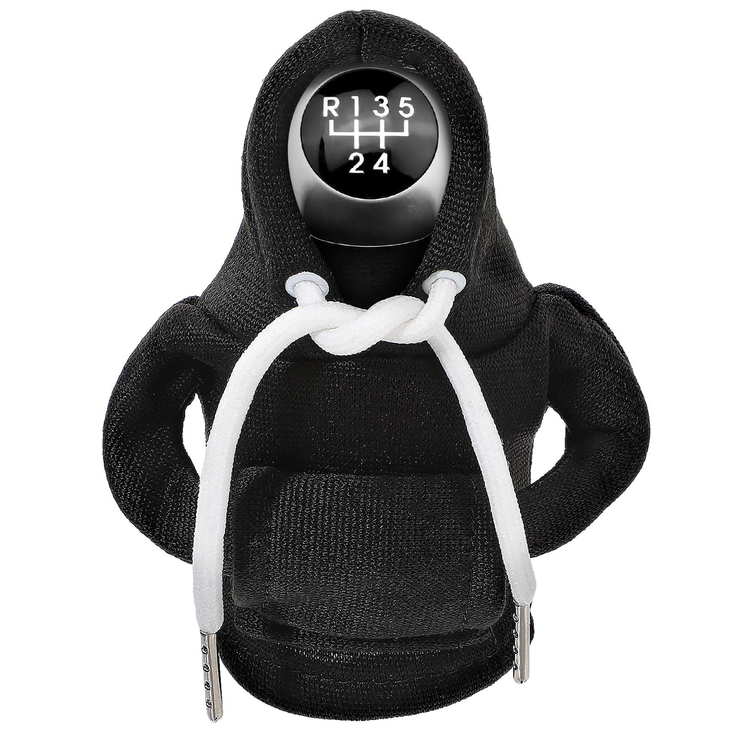 Gear Lever Hoodie, Hoodie, Car Gear Lever Made of Soft Knitted Material, Suitable for Most Vehicle Models, Easy to Clean and Quick Drying