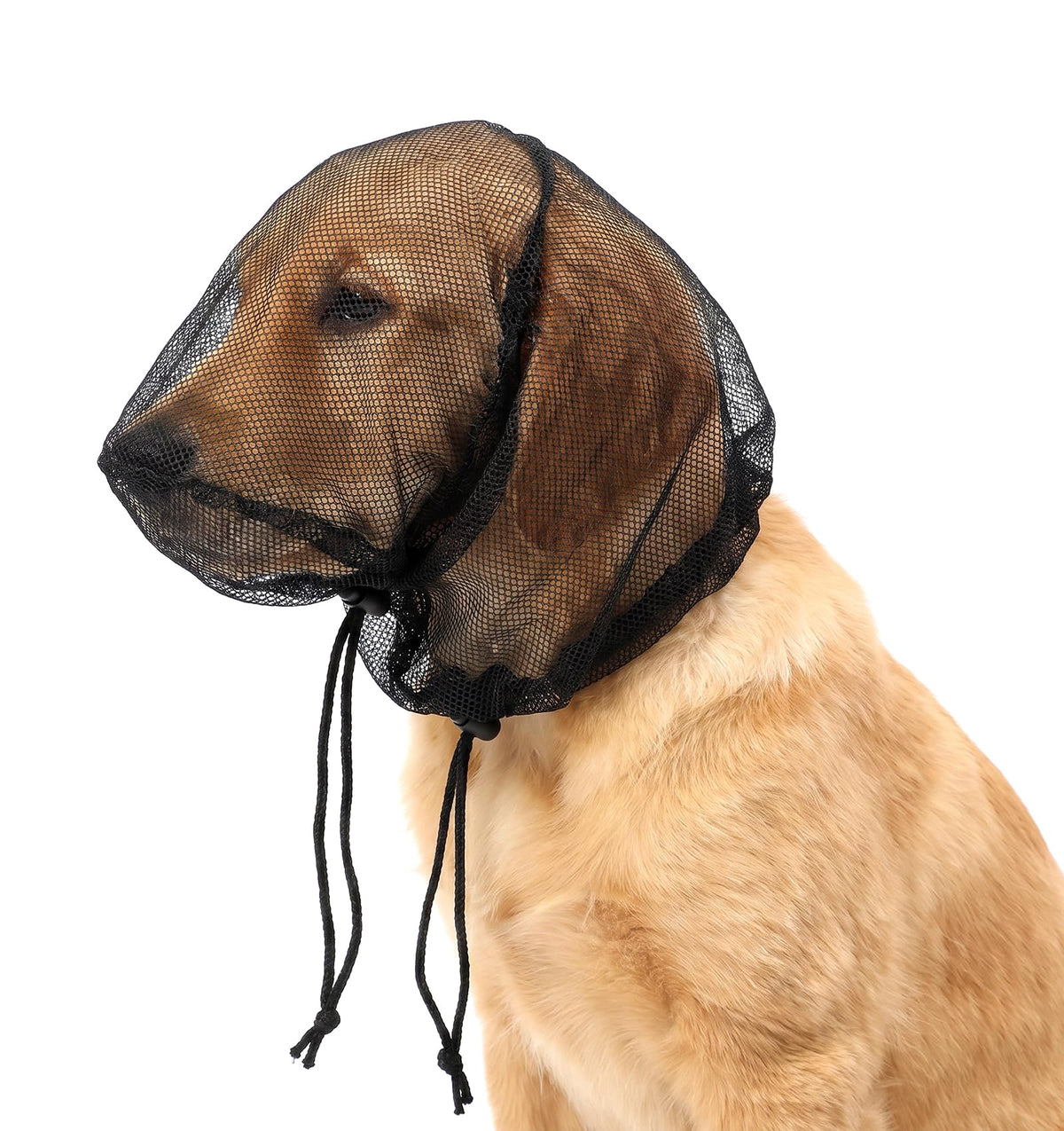 Foxtail Mask for Dogs, Breathable Mesh Foxtail Protection for Dogs, Black