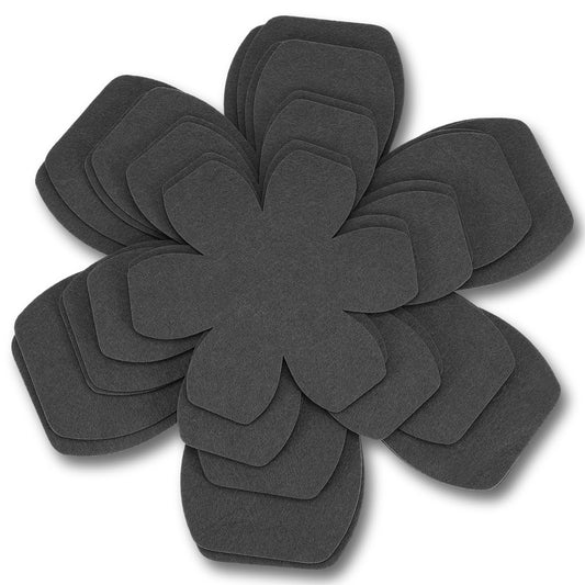 Oruola 8Pcs Pan Protectors,Black Pan Protectors for Stacking,4 Different Sizes Felt Pot Protectors for Stacking,Avoid Stratching or Marring Perfect for Glass Ceramic Plates Cookwares(6" 8" 10" 12")