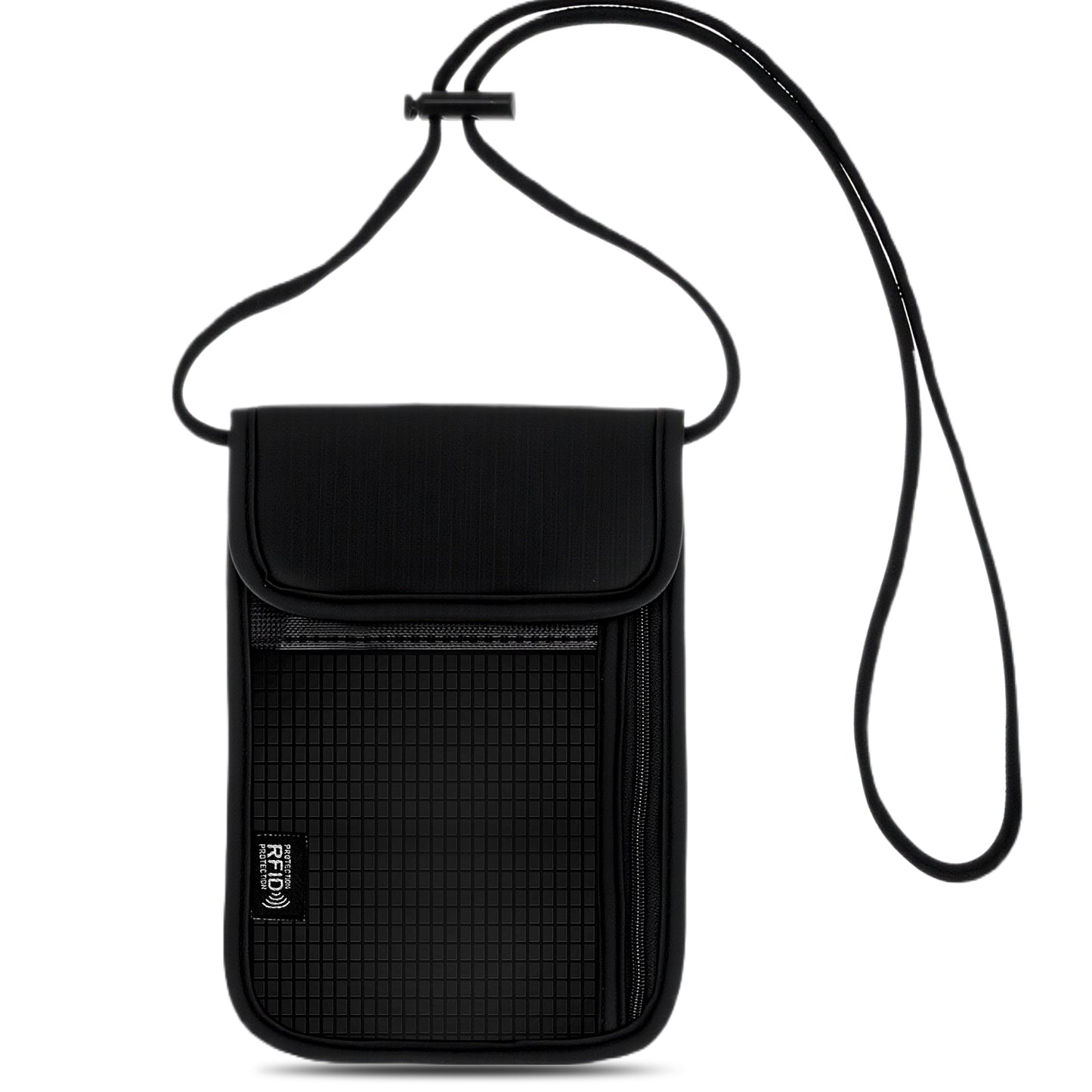 Classicseali Passport Travel Wallet, 7.87 X 5.51 in Waterproof Passport Pouch for Travel, Adjustable Shoulder Strap, Portable Passports Pouch,Used to Hold Passports, ID Cards, Cash, Mobile Phones