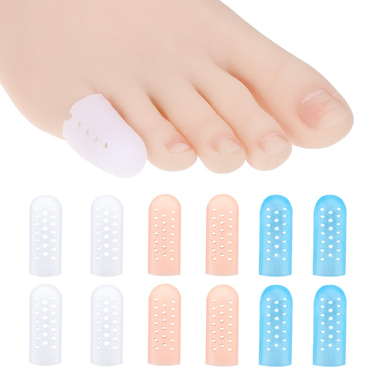 12 Pcs Reusable Toe Protector Caps for Women
