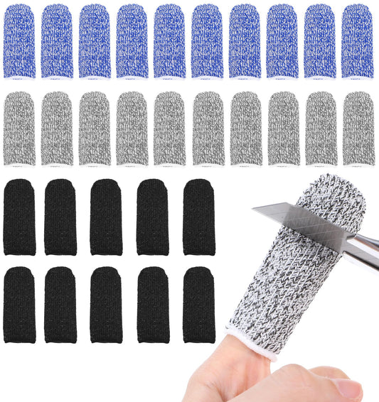 30 Piece Finger Cover, Anti Cutting Finger Protection Cover, Thumb Protection Cover