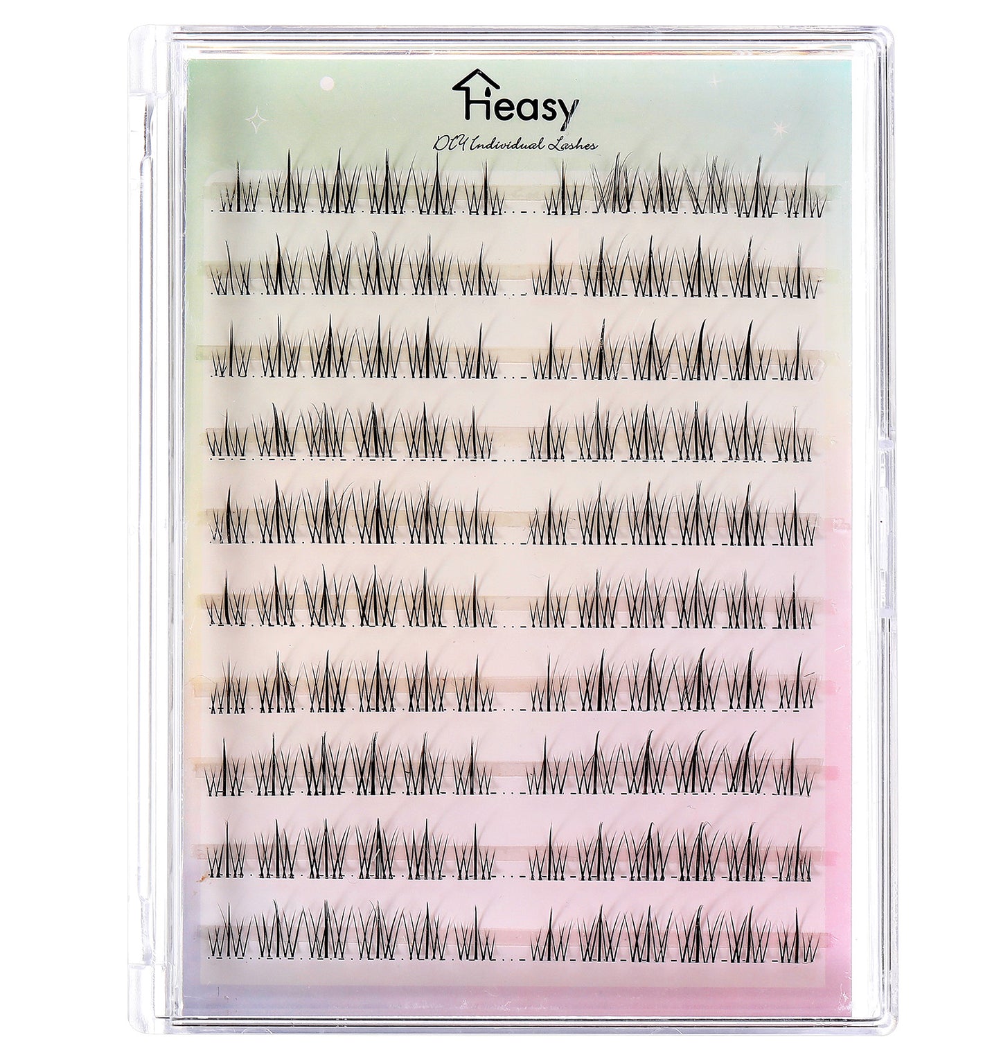 Anime lashes, 120Pcs Lash Extension Kit, 9-12MM Wispy Manga Eyelash Clusters Individual Natural Cluster Lashes Diy at Home