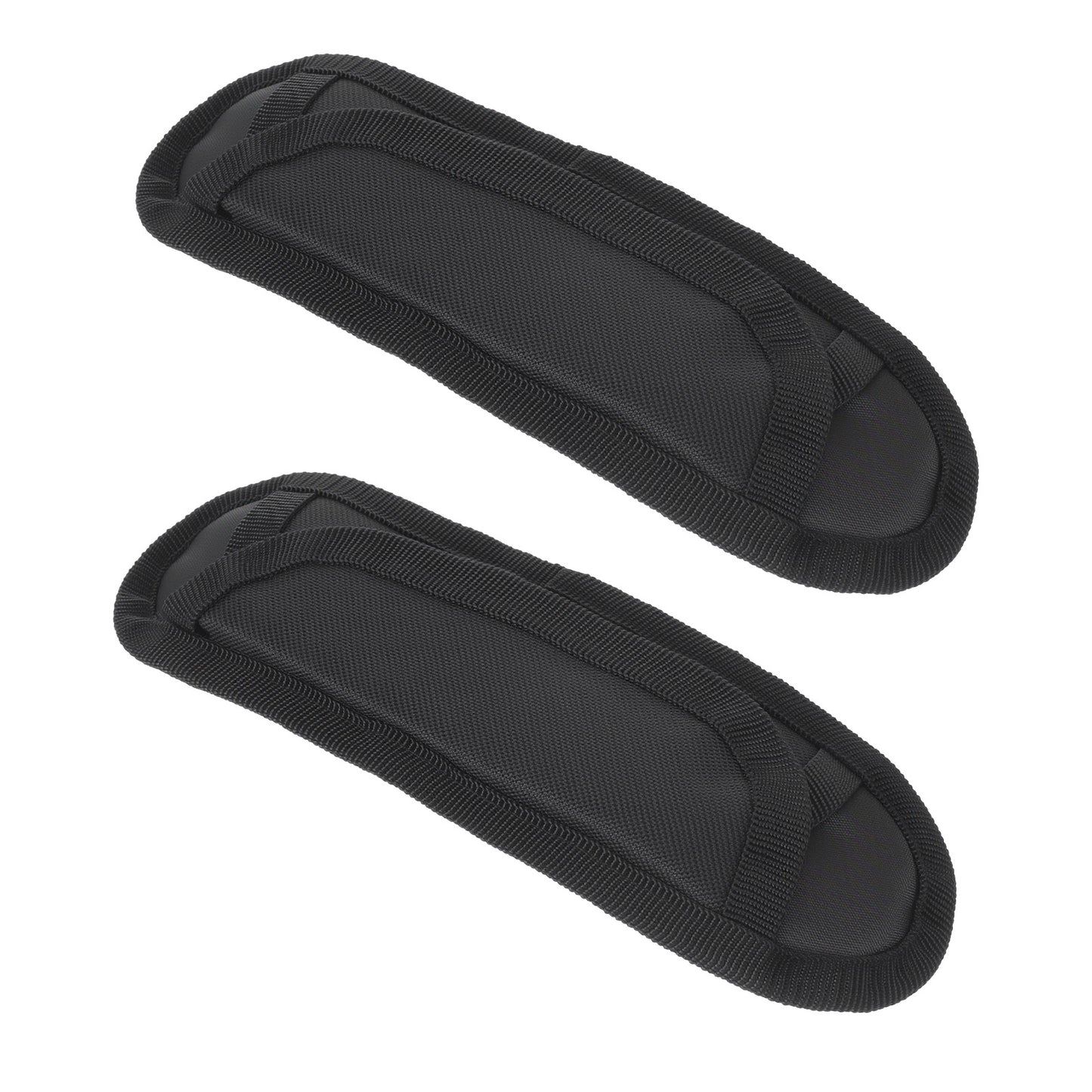 Classicseali 2Pac Shoulder Strap Pad, Removable Backpack Strap Pads for Bags, Anti-Slip Bag Straps Pads, Universal Replacement Shoulder Pad, Cushion for Backpacks, Luggage, Guitar, Camera Bags, Black