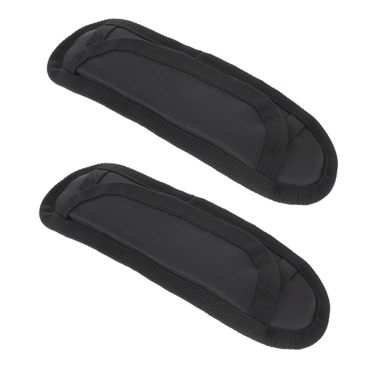 Classicseali 2Pac Shoulder Strap Pad, Removable Backpack Strap Pads for Bags, Anti-Slip Bag Straps Pads, Universal Replacement Shoulder Pad, Cushion for Backpacks, Luggage, Guitar, Camera Bags, Black