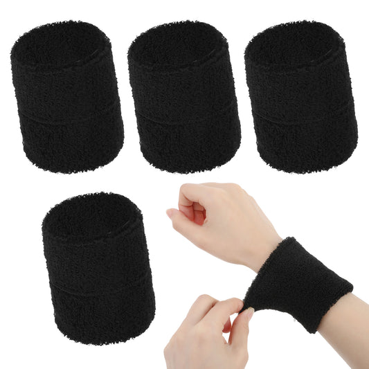Wrist Sleeves for Men, 4Pcs Wrist Compression Wrap for Running Gym Basketball Volleyball Golf Playing Tennis