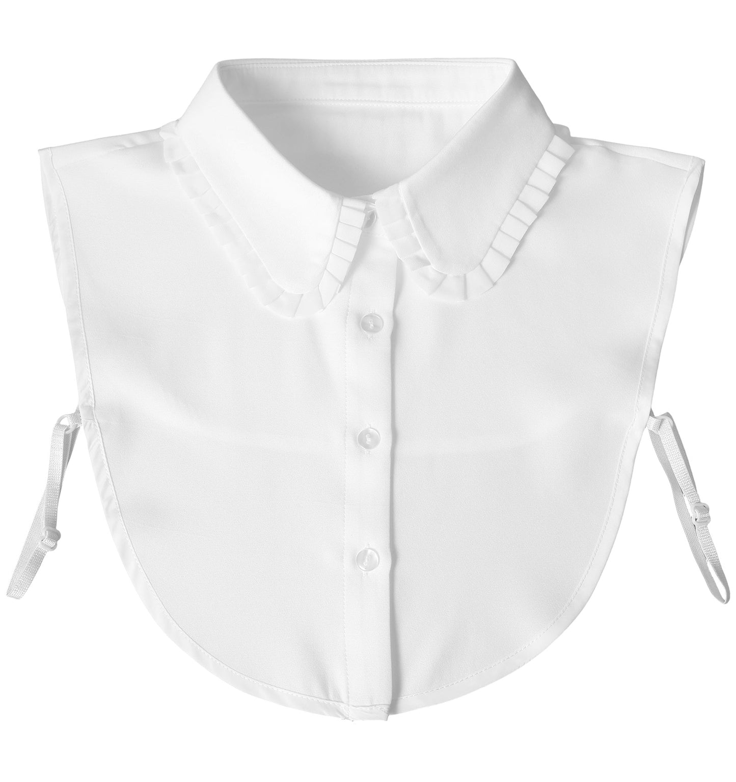 ValueBargain Collars for Women, Detachable Collar, Faux Collars for Blouses & Dresses, Adjustable False Collar Accessory (White)