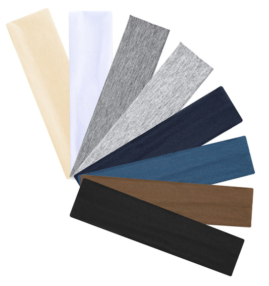 8 Pcs Non-Slip Headbands for Women Workout