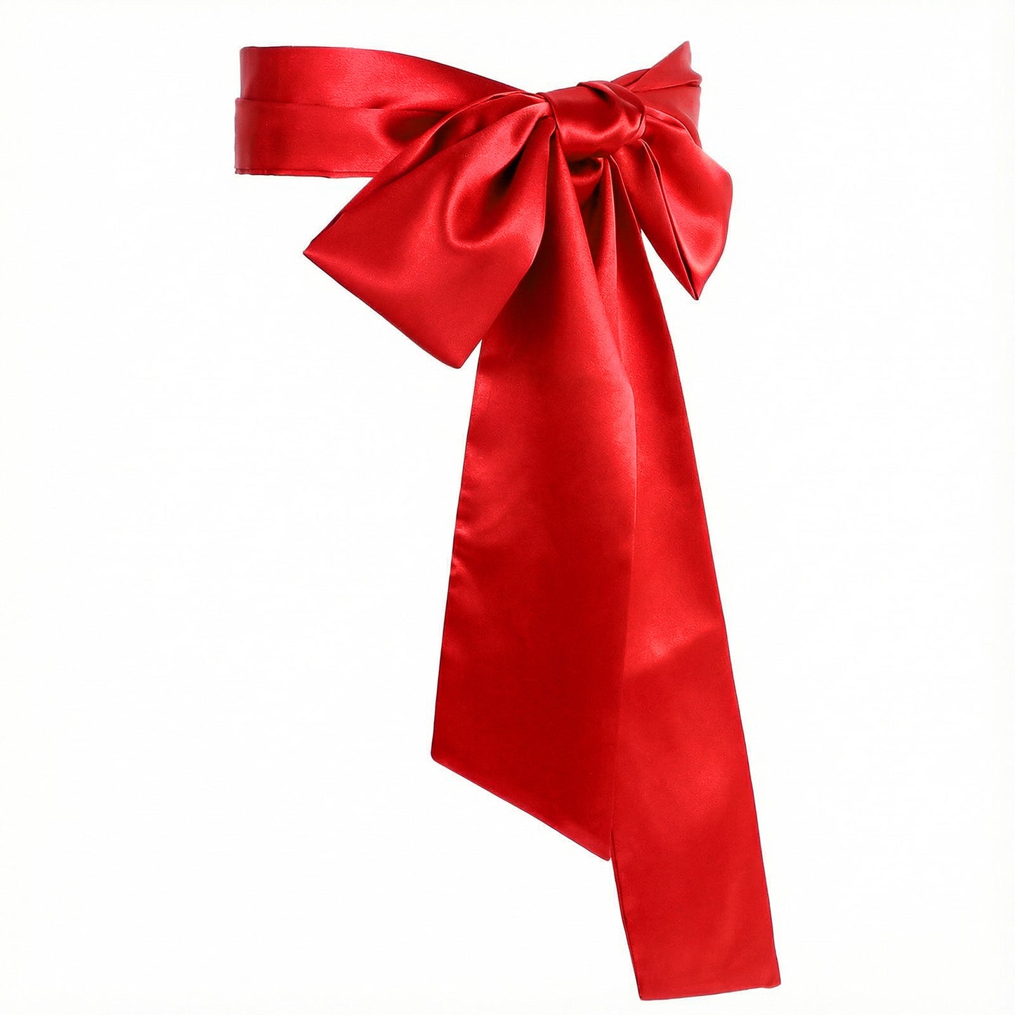 Elegaperma 2PCS Sash Belt, Classic Red Sash & Elegant Women's Satin Belt for Formal Occasions, Weddings and Evening Events