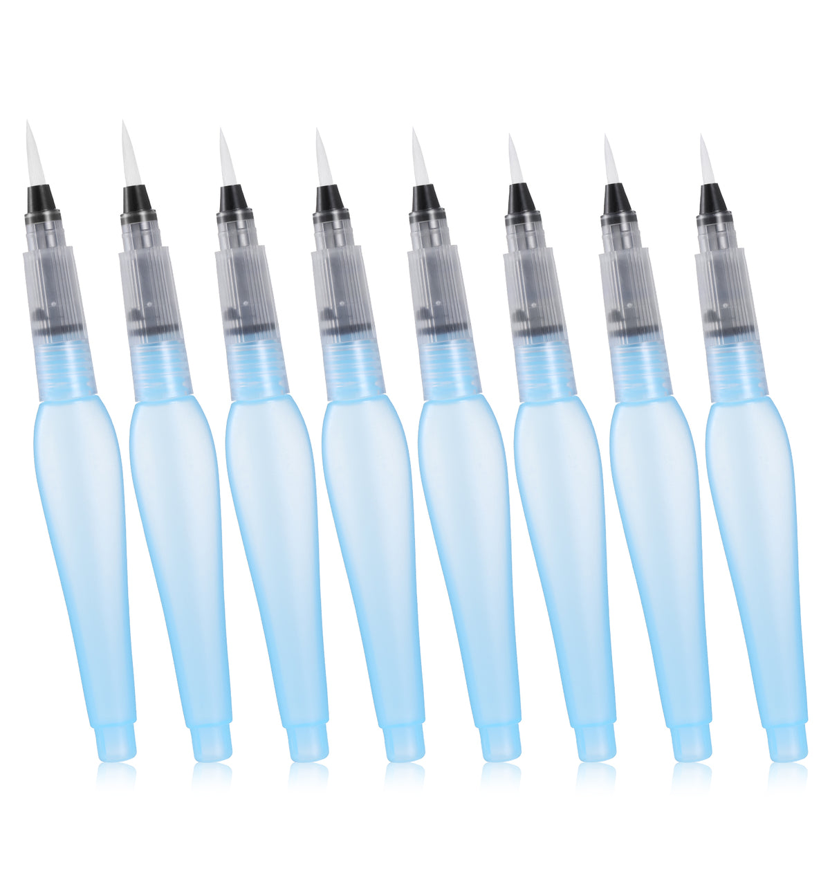 Acrbeli 8 Pcs Water Brush Pen, Water Brush, Refillable