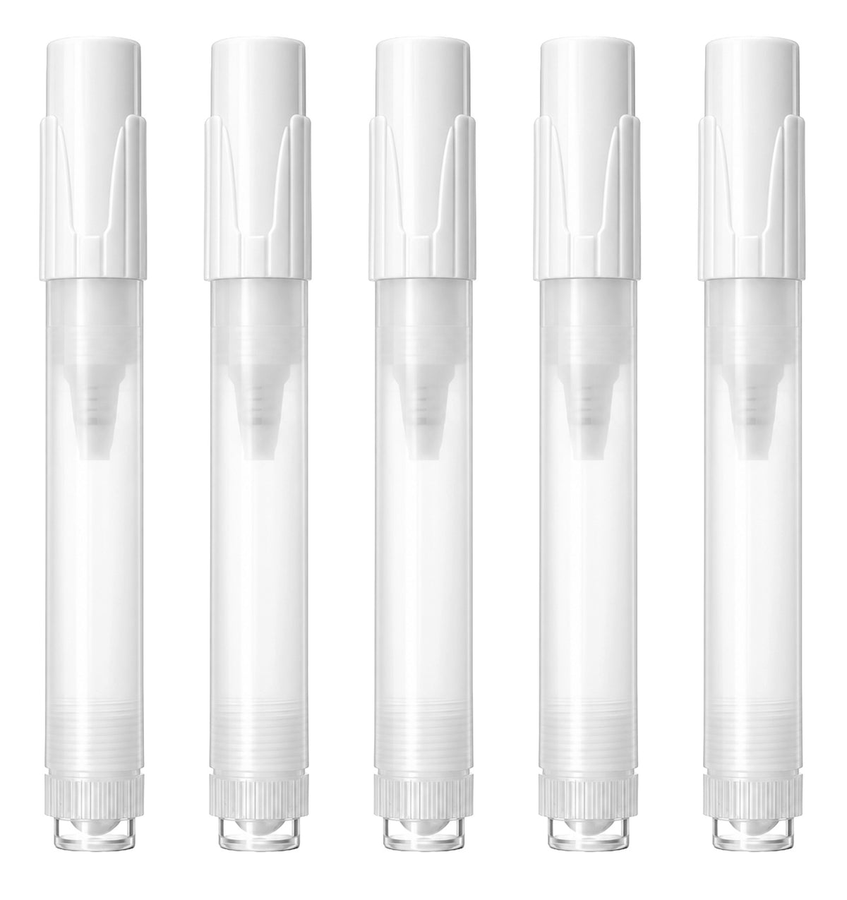 Thrymme 5 Pcs Refillable Acrylic Paint Pens, 6.5mm Refillable Paint Markers