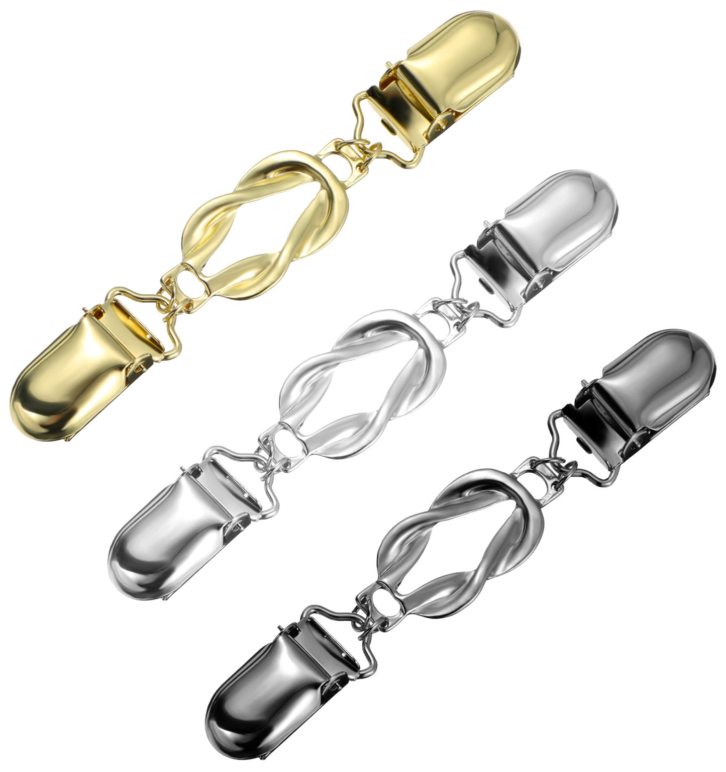 3-Pack Cinch Clips for Clothes, Vintage Cardigan and Shawl Cinch Clips, Tighten Dresses Pants & Women’s Clothing Accessories
