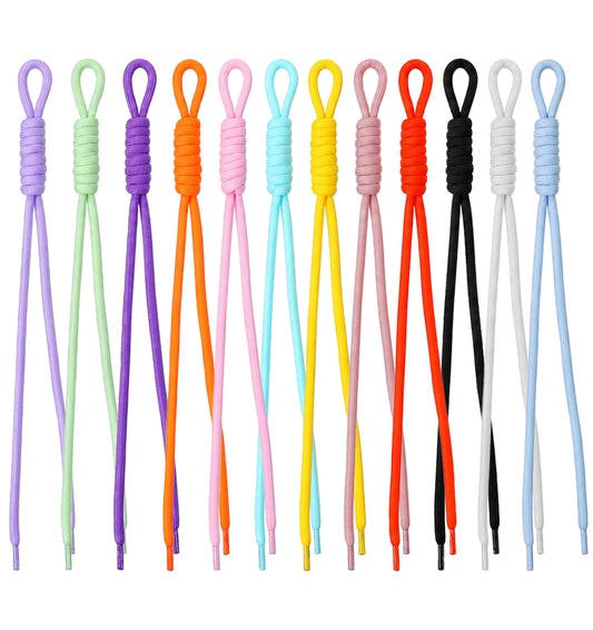 ValueBargain 12 Pcs Paracord Keyring, Paracord Keychain Rope Bag Charm