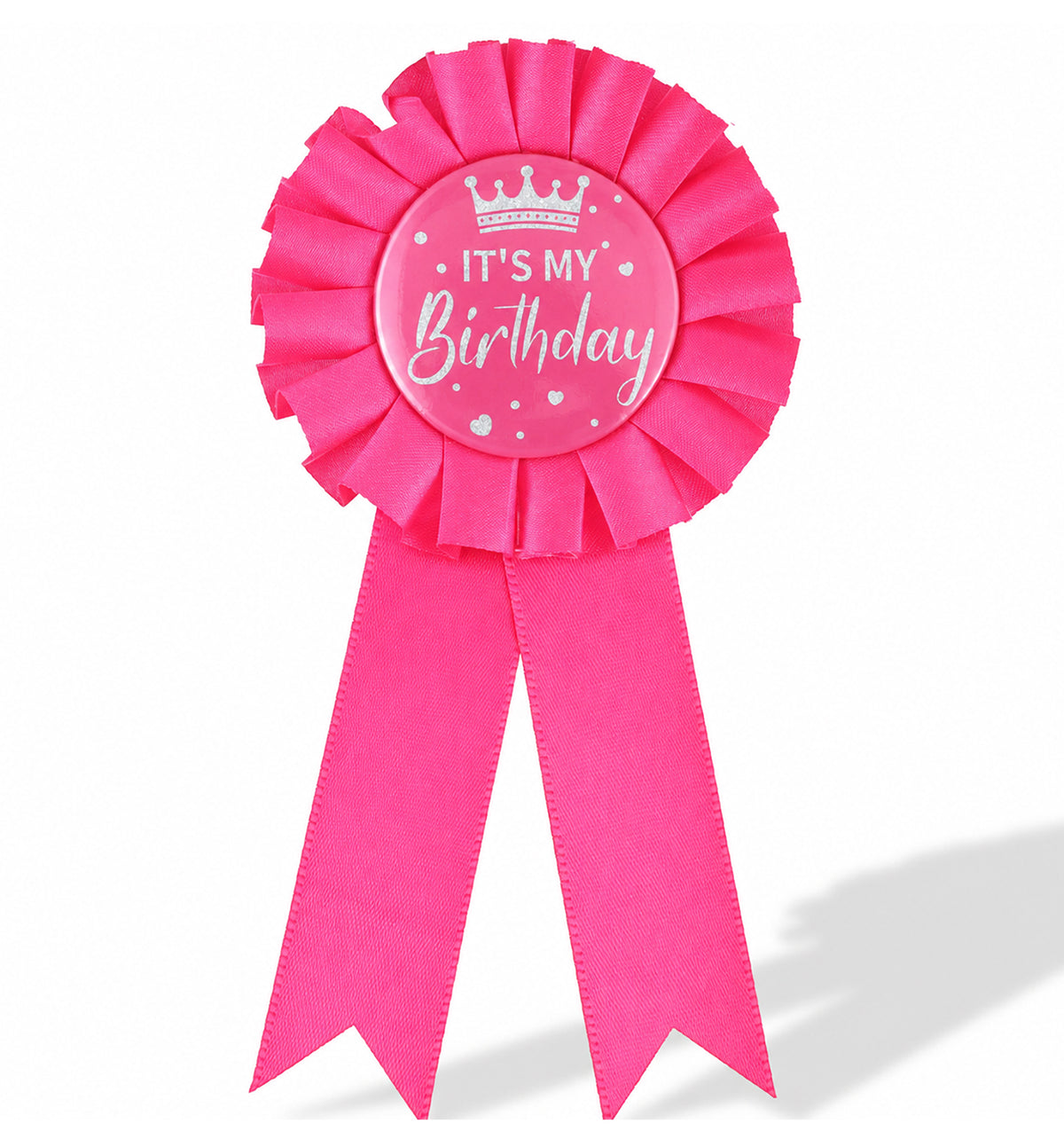 1 Pcs Birthday Girl Badge, Its My Birthday Badge, Rose Pink