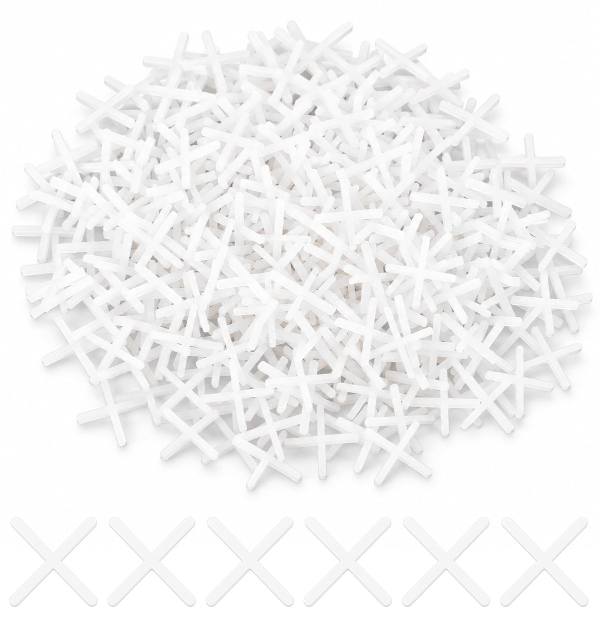 500 Pcs 1/16 Tile Spacer, Tile Spacer Sturdy Wear‑Resistant