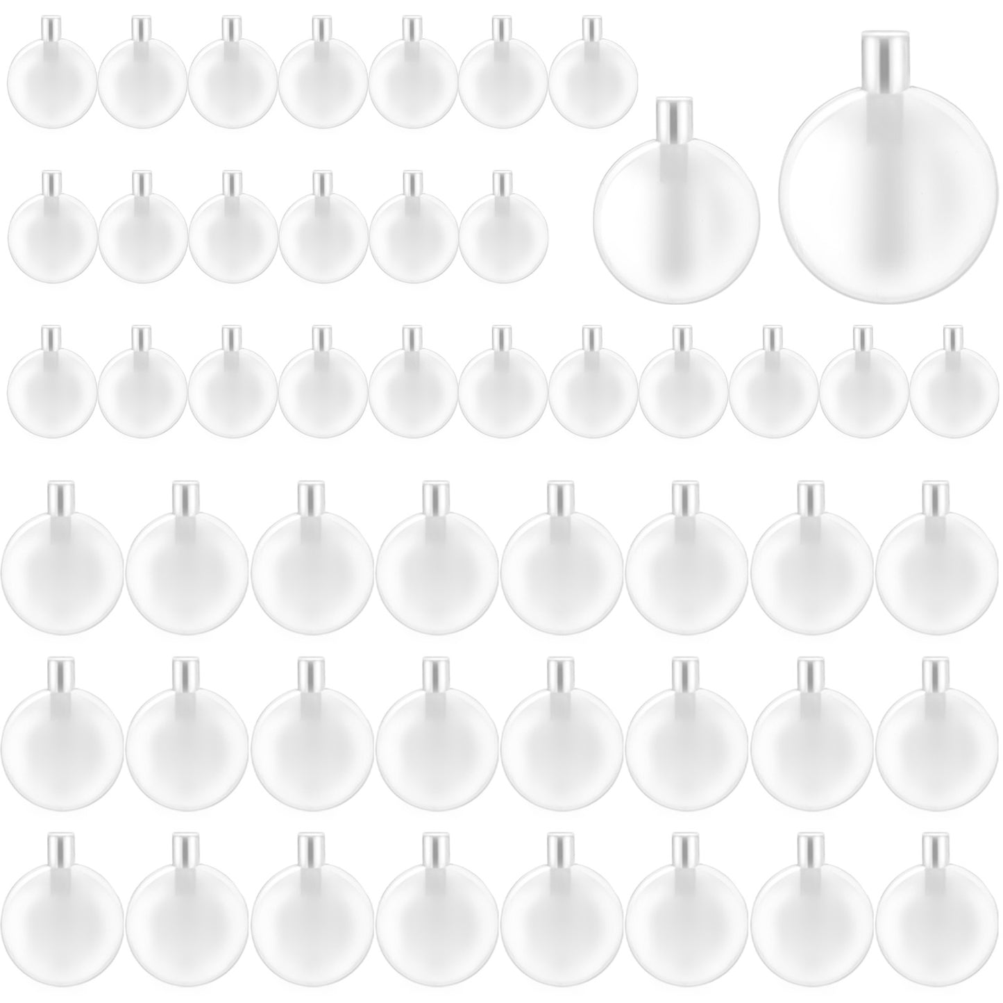 guduling 50 Pcs Dog Squeakers Replacement,2 Size Dog Toy Squeakers,White Squeaker for Dogs Toys,Noise Maker Insert Replacement for Pet Supply Cat Toys(35mm and 27mm)