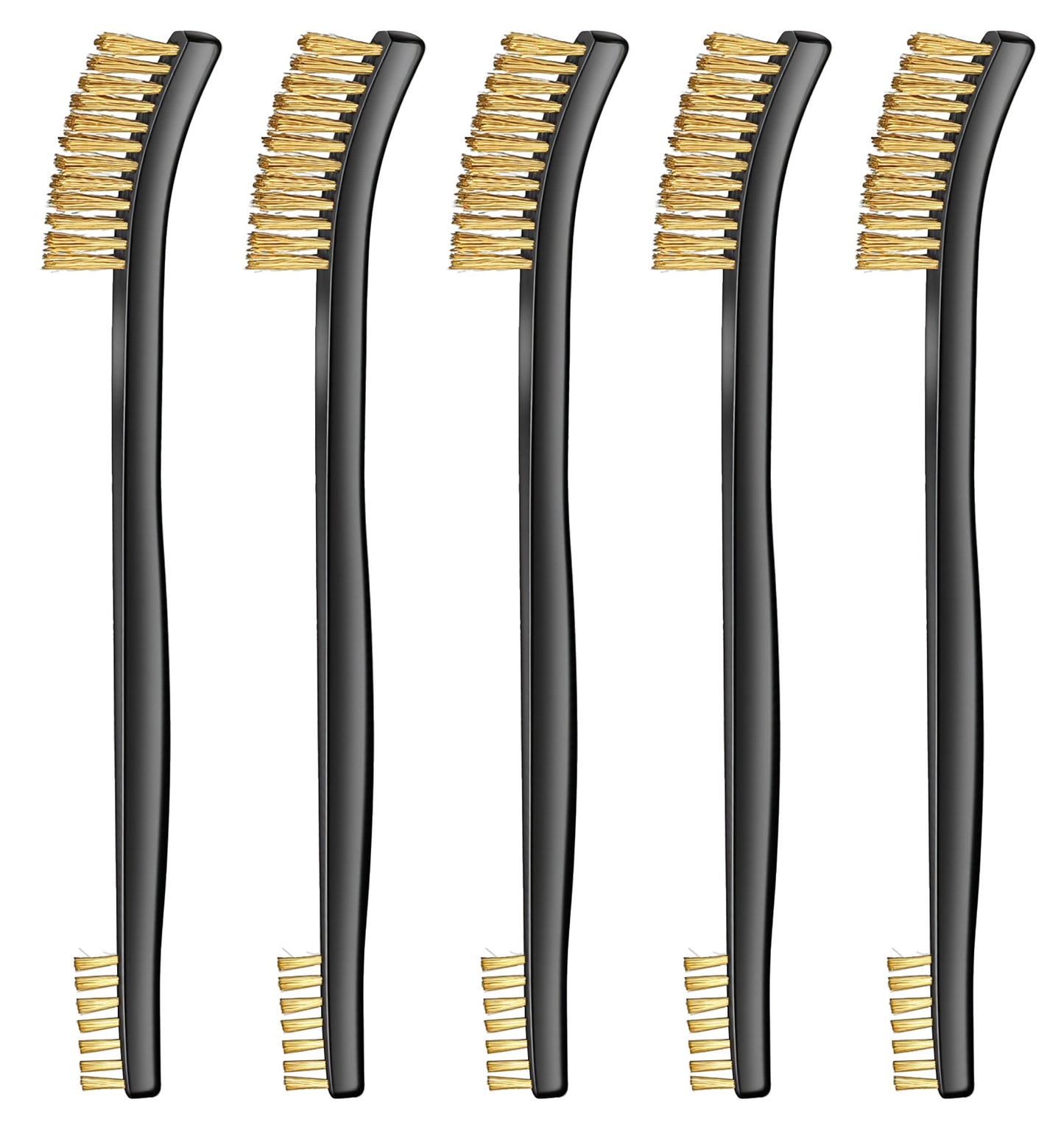 5 Pcs Brass Wire Brush, Small Wire Brush