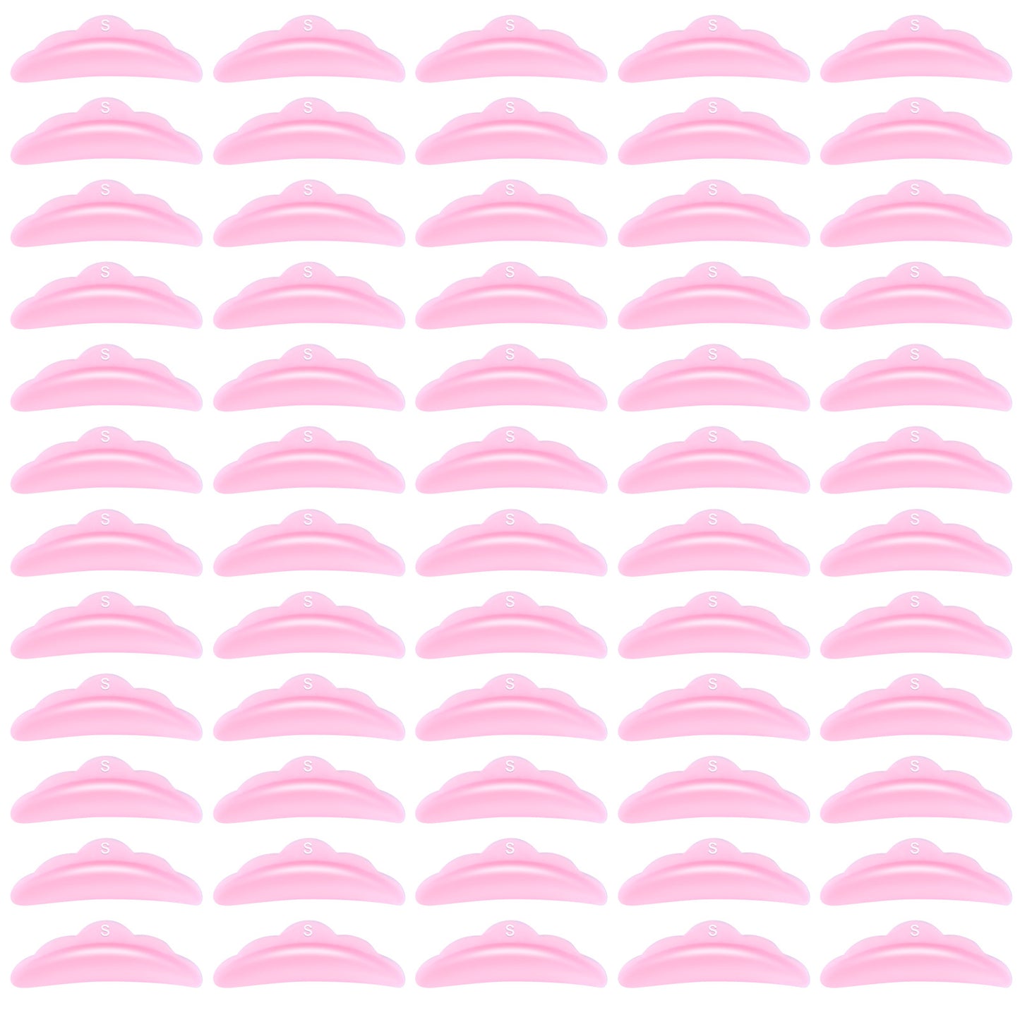 Lash Lift Rods, 100Pcs Lash Lift Shields Reusable Silicone Pads for Perm Curls & Eyelash Makeup, for Balm Lifting and Eyelash Curling