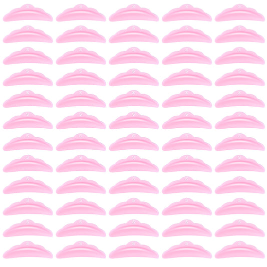 Lash Lift Rods, 100Pcs Lash Lift Shields Reusable Silicone Pads for Perm Curls & Eyelash Makeup, for Balm Lifting and Eyelash Curling