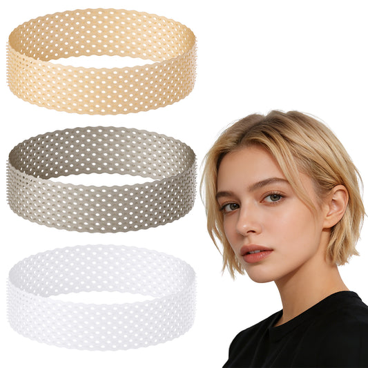 Guduling 3-Pack Silicone Wig Band,Wig Grip Headband,Silicone Material, Sweat-Proof Non-Slip Wigs Bands No Slip for Men & Women, Invisible Hold for Lace Front & Full Wigs