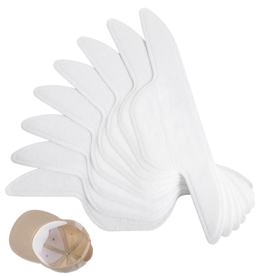 30Pcs Cap Sweat Liner, No Sweat Hat Liner Cap Protector Hat Shaper Inserts