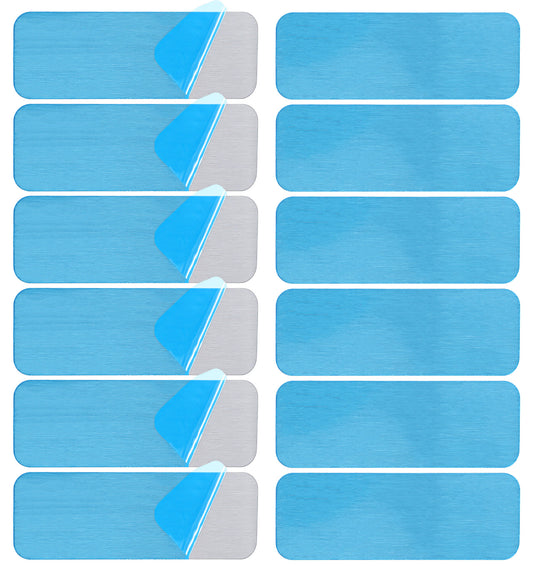 12 Pack Magnetic Strips, Magnetic Strips Self Adhesive with Backing