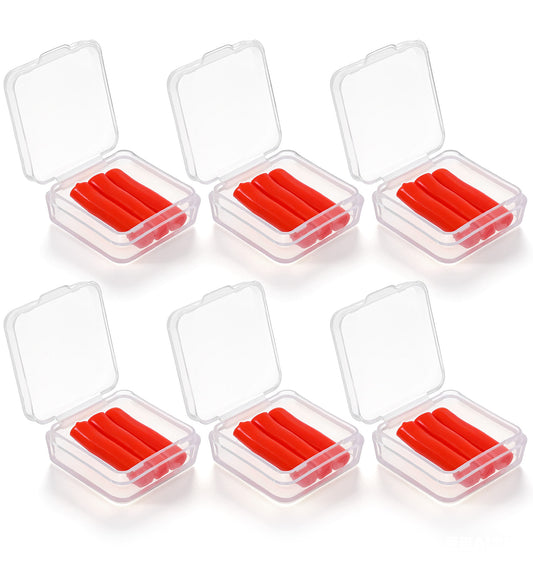 18PCS Diamond Art Wax Refills, 1 Inch Soft Diamond Art Glue Wax for Diamond Art Painting & Nail Art Accessories (Red)