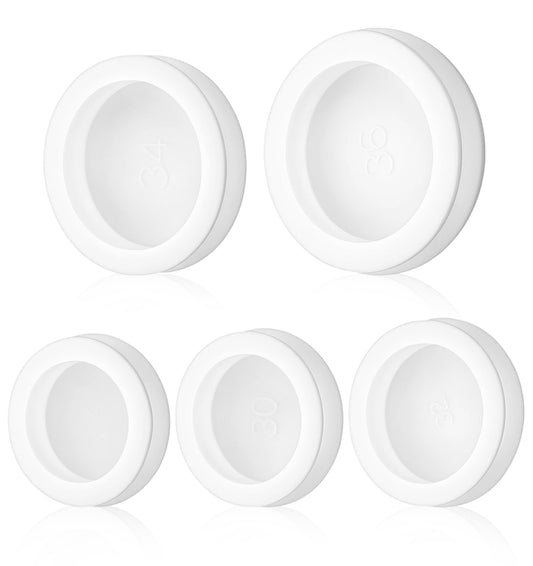 5 Pcs Piggy Bank Stopper, Piggy Bank Plug(White)