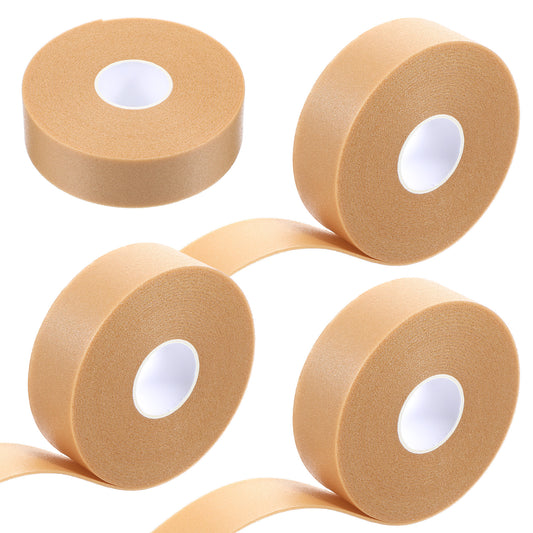 Oruola 4 Rolls Blister Prevention Tape, 1 Inch x 5.47 Yards Adhesive Foot Tape for Anti-wear Heel, Moleskin Tapes for Point Shoes Hand Foot Heel Toe Skin Feet Chafing Protector