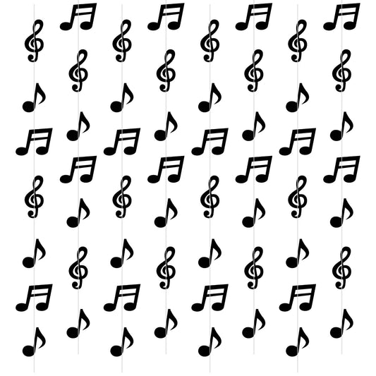 16 Pcs Black Music Posters Decorations